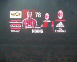 Niang tabellone Milan