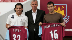 Tevez e Mascherano West Ham