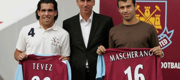 Tevez e Mascherano West Ham